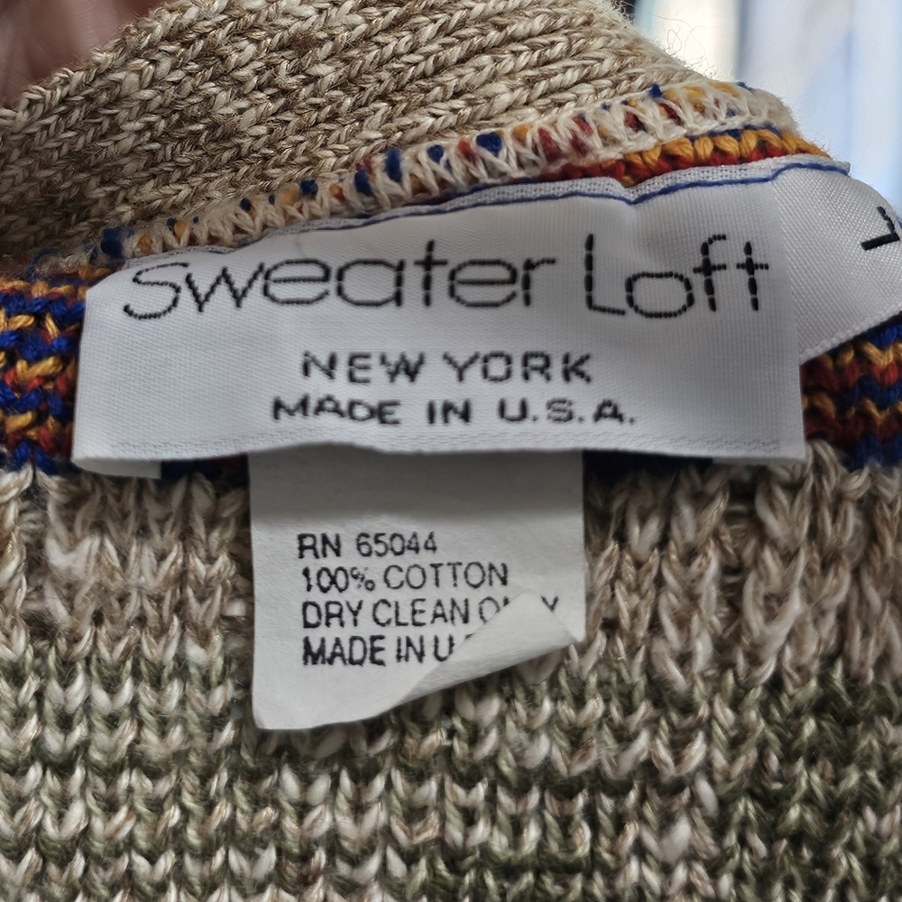 Women's Multicolor Patterned Cardigan - Picture 5 of 5